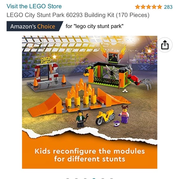 NWT Lego City Stunt Park 60293 - Picture 4 of 6